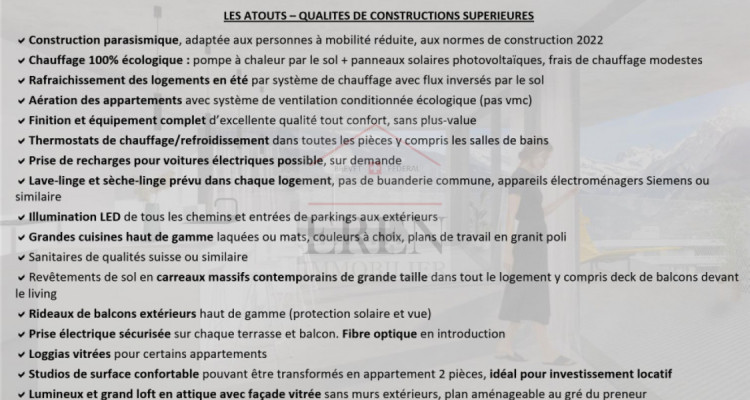 Attique panoramique 4,5 pièces entièrement vitrés avec balcon-terrasse en angle de 72m2 image 9