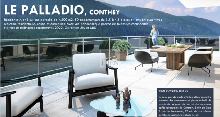 Attique panoramique 4,5 pièces entièrement vitrés avec balcon-terrasse en angle de 72m2 image 11