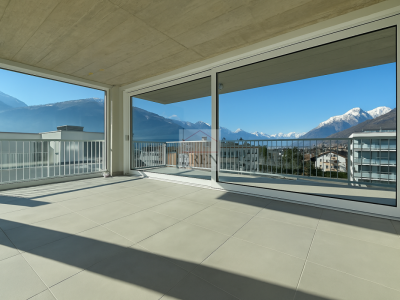 Attique exceptionnel 4,5 neuf avec vue panoramique et terrasse de 55 m2 sud-ouest image 4