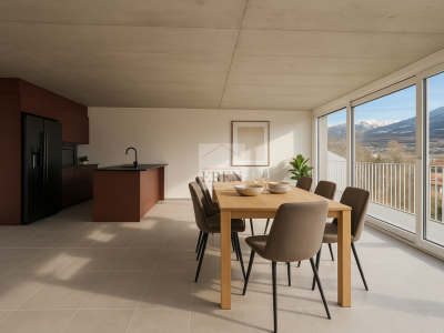 Attique exceptionnel 4,5 neuf avec vue panoramique et terrasse de 55 m2 sud-ouest image 5