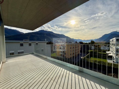 Attique exceptionnel 4,5 neuf avec vue panoramique et terrasse de 55 m2 sud-ouest image 13