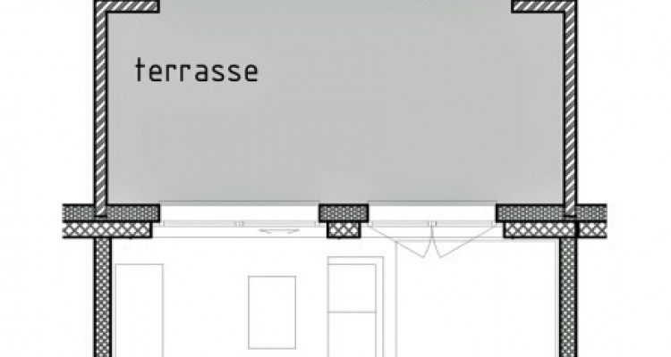 LOCATION VENTE - Joli studio neuf avec terrasse. image 6