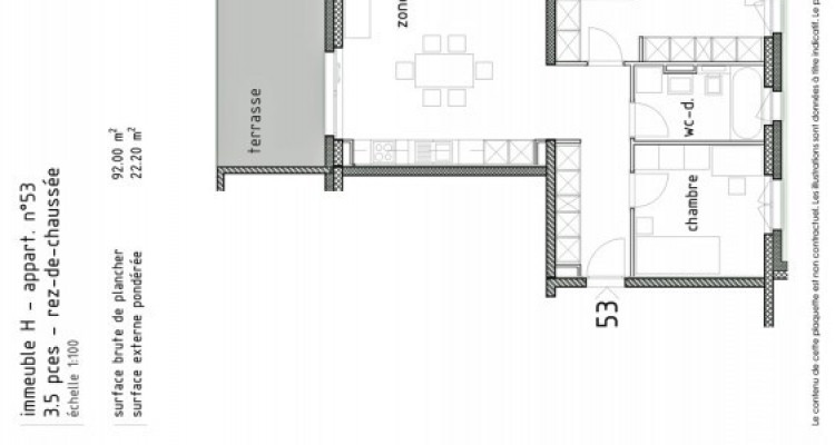 LOCATION VENTE à Fr. 2135.-/mois pour un 3 pièces neuf avec terrasse. image 5