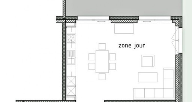 LOCATION VENTE à Fr. 2135.-/mois pour un 3 pièces neuf avec terrasse. image 6