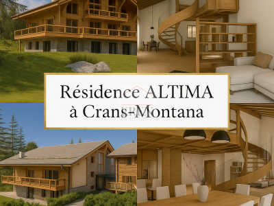 Magnifique appartement en duplex en attique 5 pièces neuf avec terrasse sud-ouest au centre de Crans-Montana image 1