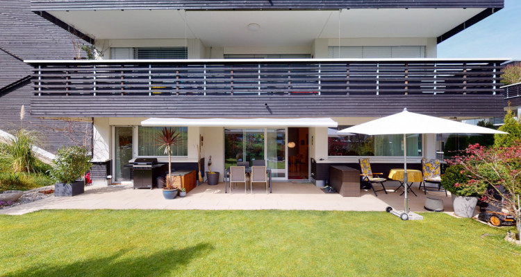 3 1/2 Zimmerwohnung im Parterre mit pflegeleichtem Garten image 1