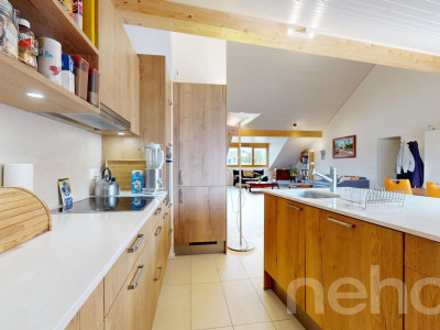 Magnifique attique avec volumes généreux et vue sur la verdure image 2