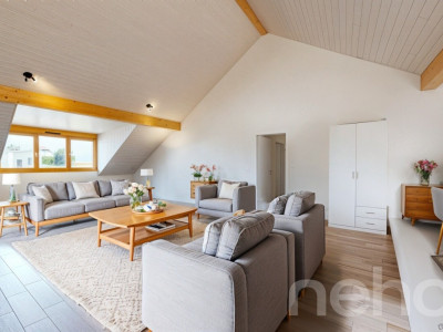 Magnifique attique avec volumes généreux et vue sur la verdure image 3