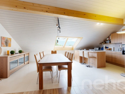 Magnifique attique avec volumes généreux et vue sur la verdure image 1