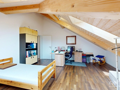 Magnifique attique avec volumes généreux et vue sur la verdure image 11