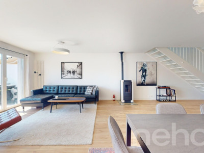 Duplex en attique lumineux et rénové avec cachet image 3