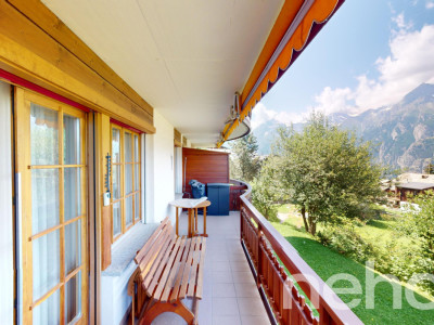 Sonnige 3½-Zimmer-Wohnung mit Alpenblick im Herzen von Grächen image 4