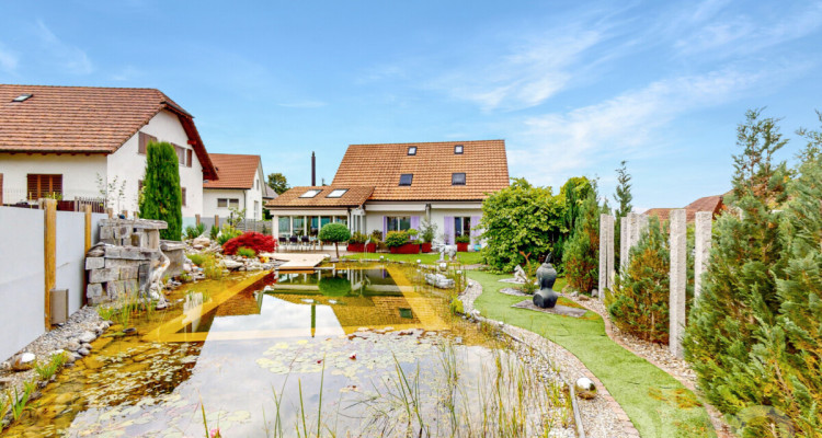 Wohnoase mit Naturpool - 5.5 Zimmer Einfamilienhaus in Buttwil image 1