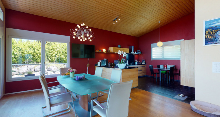 Exklusives Architektenhaus, optimale Berg-Seesicht und Schwimmteich image 10