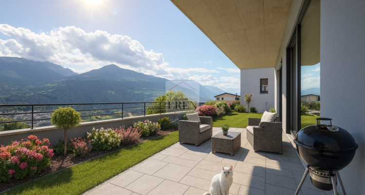 Superbe appartement 5,5 pièces avec magnifique vue dégagée à vendre à Erde (Conthey) - Dernier appartement disponible image 2