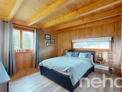 Spacieux duplex de 5,5 pièces - grand jardin - Illarsaz image 7