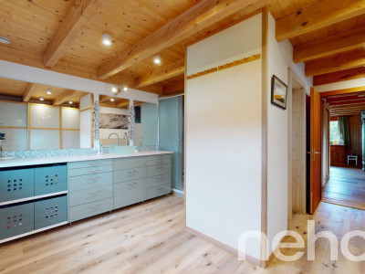 Spacieux duplex de 5,5 pièces - grand jardin - Illarsaz image 8