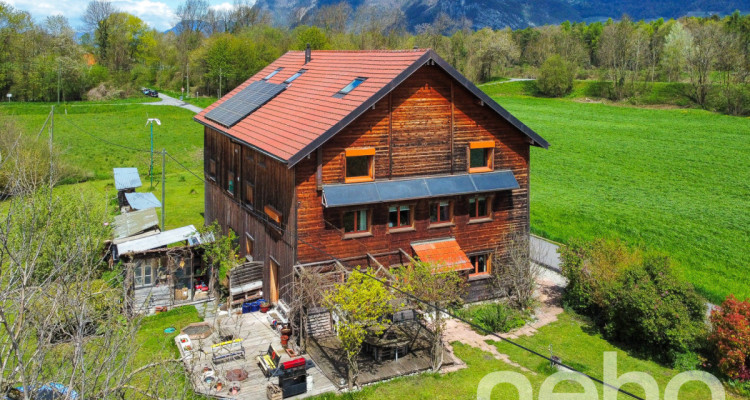 Spacieux duplex de 5,5 pièces - grand jardin - Illarsaz image 3