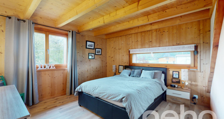 Spacieux duplex de 5,5 pièces - grand jardin - Illarsaz image 7