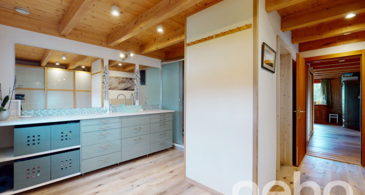 Spacieux duplex de 5,5 pièces - grand jardin - Illarsaz image 8