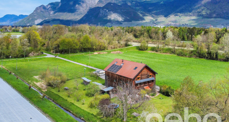 Spacieux duplex de 5,5 pièces - grand jardin - Illarsaz image 10