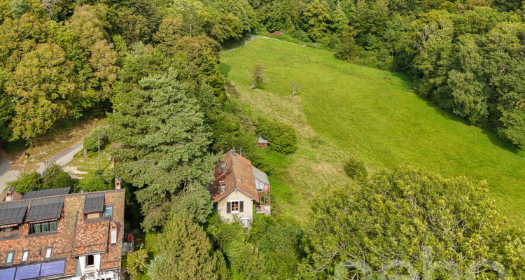 TERRAIN CONSTRUCTIBLE AVEC PROJET POUR 2 LOGEMENTS + ZONE VERTE image 4