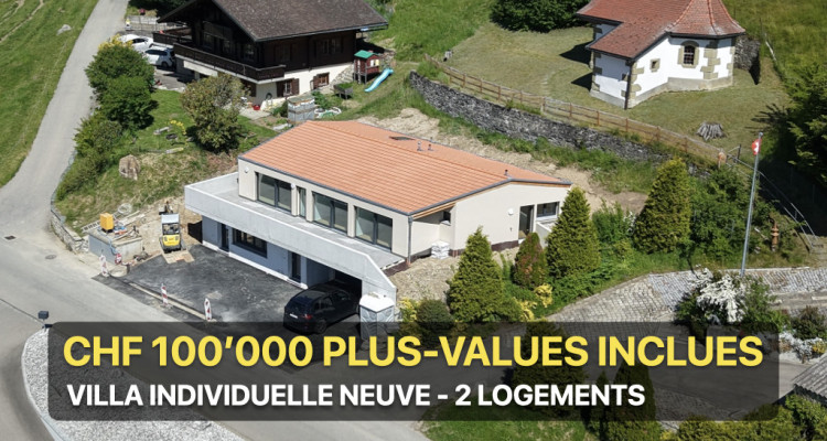 VILLA INDIVIDUELLE NEUVE - 2 LOGEMENTS - VUE PANORAMIQUE image 1