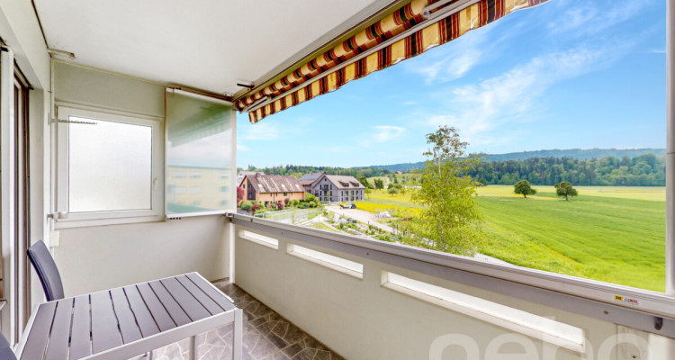 Renovierte 4.5-Zimmer-Wohnung mit unverbaubarer Aussicht image 2