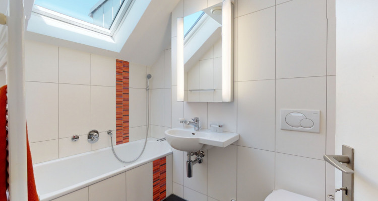 Renovierte Dachwohnung - mit Terrasse und Balkon, viel Platz und Raum image 2