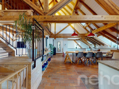 Un loft sous les toits! duplex mansardé au charme incomparable image 1