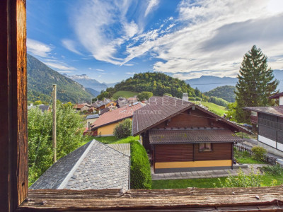 Chalet mitoyen à rénover - vue dégagée - environnement calme et verdoyant  image 8