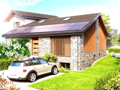 MAISON VILLAGEOISE ÉCOLOGIQUE AVEC JARDIN, EN COURS DE CONSTRUCTION image 1