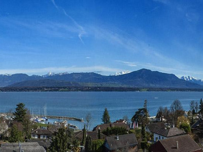 Propriété meublée avec magnifique vue sur le lac, les Alpes et le Mont-Blanc image 2
