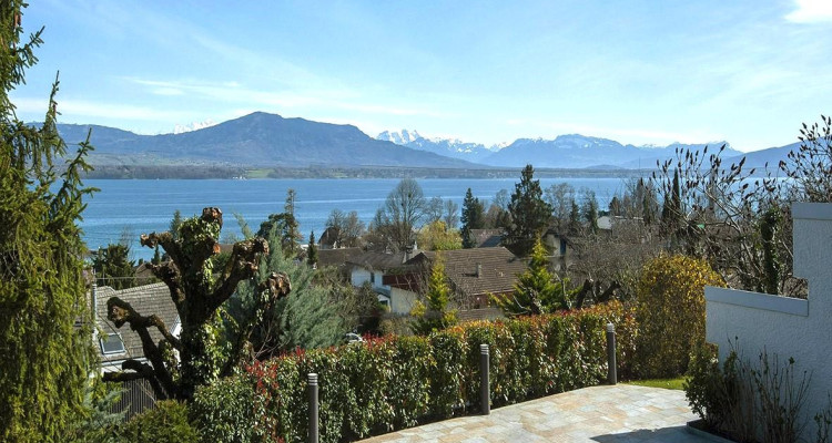 Propriété meublée avec magnifique vue sur le lac, les Alpes et le Mont-Blanc image 3