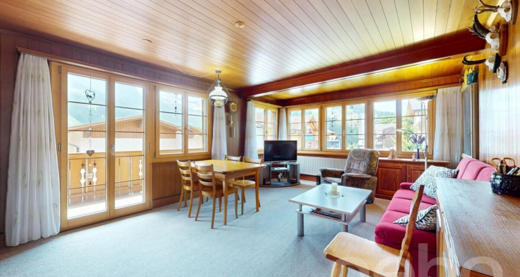 Sonnige Chalet-Wohnung mit Bergpanorama an zentraler Lage image 4