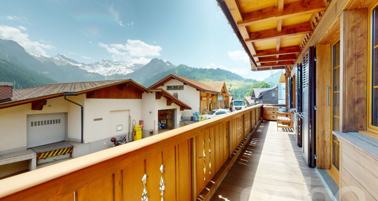 Sonnige Chalet-Wohnung mit Bergpanorama an zentraler Lage image 11