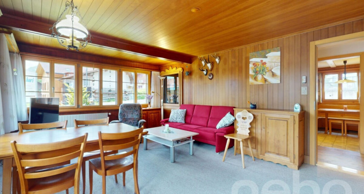 Sonnige Chalet-Wohnung mit Bergpanorama an zentraler Lage image 12