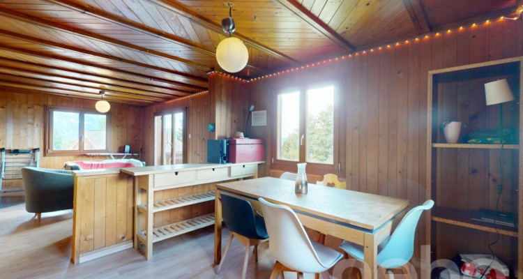 Chalet avec vue panoramique montagnes et lac aux Giettes image 4