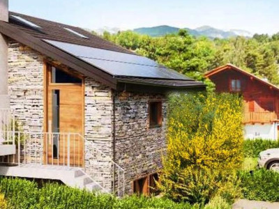 MAISON VILLAGEOISE ÉCOLOGIQUE AVEC JARDIN, EN COURS DE CONSTRUCTION image 2