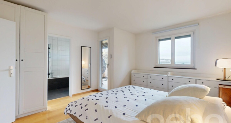 Au centre du village, vue lac image 9