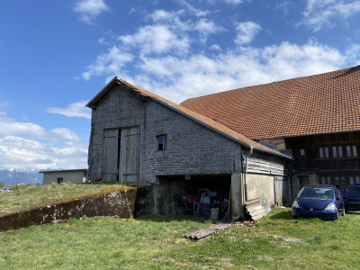 Ferme fribourgeoise à rénover avec un potentiel de construction exceptionnel ! image 1