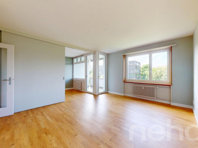 Modern renovierte 3.5-Zimmer-Wohnung mit Weitblick ins Grüne in Basel image 2