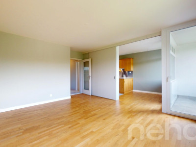 Modern renovierte 3.5-Zimmer-Wohnung mit Weitblick ins Grüne in Basel image 3