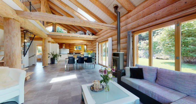 Wunderschönes und modernes kanadisches Blockhaus image 1