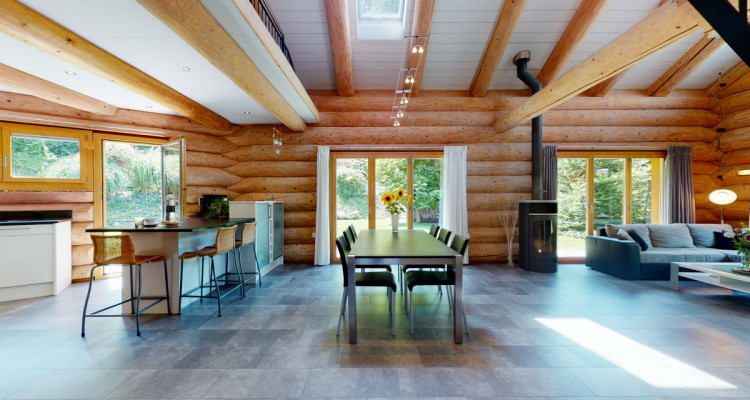 Wunderschönes und modernes kanadisches Blockhaus image 8