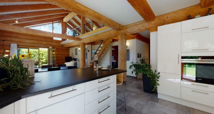 Wunderschönes und modernes kanadisches Blockhaus image 9