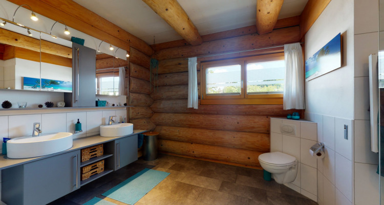 Wunderschönes und modernes kanadisches Blockhaus image 10