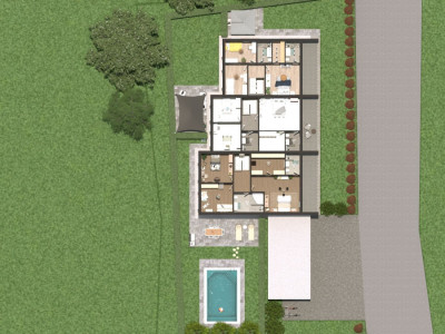 Villa contiguë avec jardin / Lot B image 12