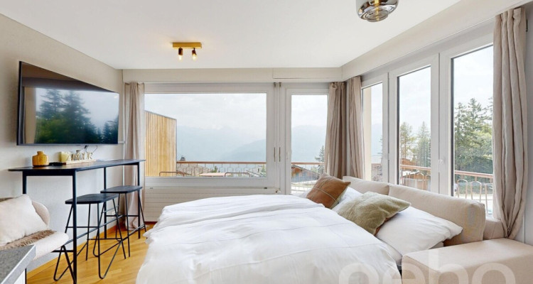 Superbe studio ensoleillé à Crans-Montana image 3