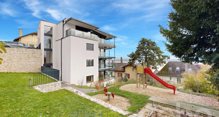 Splendide appartement moderne de 4.5p avec terrasse, vue et garage! image 3